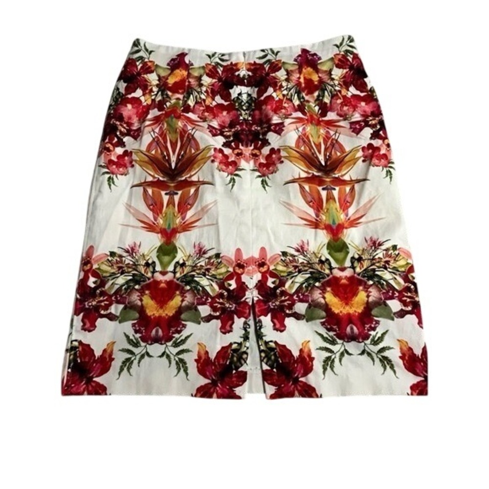 Floral Chic Woman's knee length Pencil Skirt **please Read ** - Picture 2 of 12